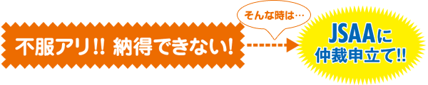 不服アリ！！納得できない！そんな時はJSAAに仲裁申立て！！